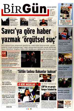 Birgün Gazetesi 13 Mayıs 2012 kapağı