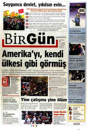 Birgün Gazetesi 18 Mayıs 2012 kapağı