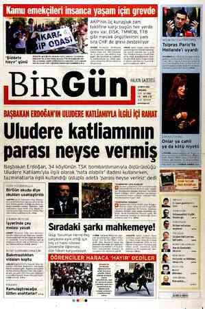 Birgün Gazetesi 23 Mayıs 2012 kapağı