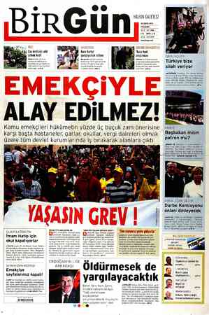 Birgün Gazetesi 24 Mayıs 2012 kapağı