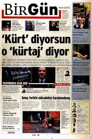 Birgün Gazetesi 28 Mayıs 2012 kapağı