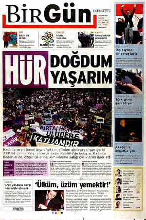 Birgün Gazetesi 4 Haziran 2012 kapağı