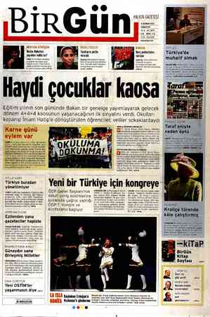Birgün Gazetesi 9 Haziran 2012 kapağı