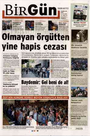 Birgün Gazetesi 10 Haziran 2012 kapağı