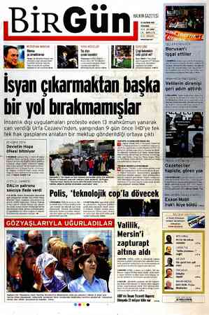 Birgün Gazetesi 21 Haziran 2012 kapağı