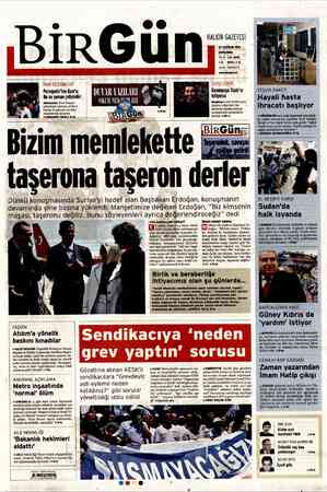 Birgün Gazetesi 27 Haziran 2012 kapağı