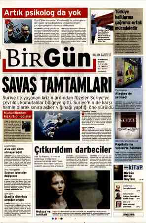 Birgün Gazetesi 30 Haziran 2012 kapağı
