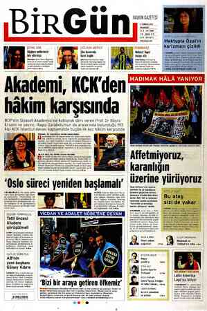 Birgün Gazetesi 2 Temmuz 2012 kapağı