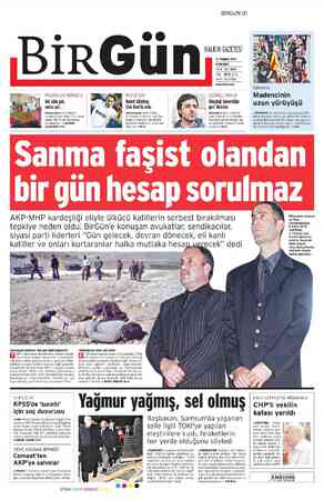 Birgün Gazetesi 12 Temmuz 2012 kapağı