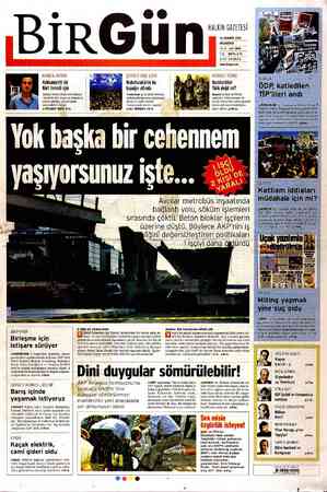Birgün Gazetesi 16 Temmuz 2012 kapağı