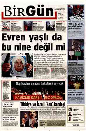 Birgün Gazetesi 23 Temmuz 2012 kapağı