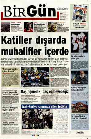 Birgün Gazetesi 29 Temmuz 2012 kapağı