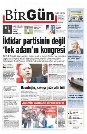  BİRGÜün SAYFASI »zo: HALKIN GAZETESİ 29 EYLÜL 2012 CUMARTESİ MS SANI 3090 TM ME ZTL 40 KE ÜNİVERSİTE name KRİZDEN ÇIKIŞ İÇİN