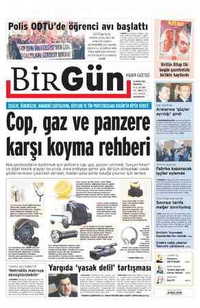    ODTÜ'de Başbakan Erdoğanı pro- testo ettikleri gerekçesiyle 12 öğren: ci sabaha karşı elerine düzenlenen polis...