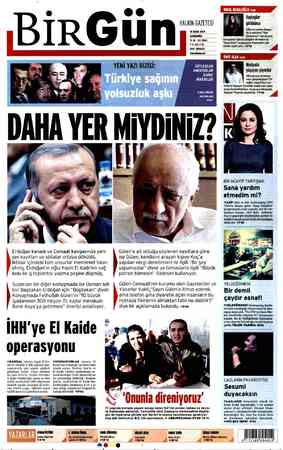  HALKIN GAZETESİ 15 OCAK 2014 ŞARŞAMBA 110 13563 1TLAMEZTL M0 very net BİRGün AİN La İLGİNÇ HİKÂYELER CAN UĞUR. PE ten Erdoğan