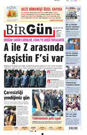  BiİRGÜN, AZAR İşleyen, Feridun Nadir, 1, Mücella Yapıcı, | İsmail Saymaz, SATFA VI y Gülfer Akkaya, Merdan Yanardağ, ay,...