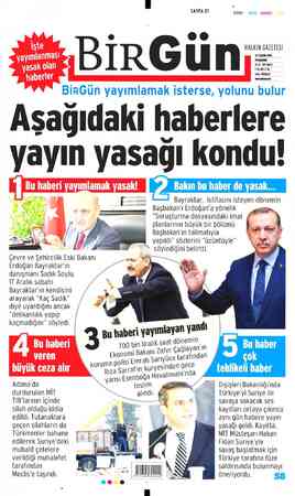  SAYFA Ol SIYAH MAVI KIRMIZI 00 HALKIN GAZETESİ yama m Disi engin net BirGün yayımlamak isterse, yolunu bulur Bİ Mi Aşağıdaki