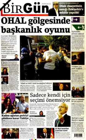        'EMNİYET'TE SON ATAMALAR iel kasket EA Mİ Arai Bi G 00 HALKIN GAZETESİ | R u müdür yapıldı! OHAL gölgesinde başkanlık