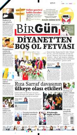  a > . gidin minbisi> Halkın gazetesi l halkla beraber 1 TE oekan Sanibol Gi Miletvekili » Barış İnce - BirGün Yayın Kurulu