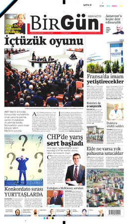    AKP, Meclis İçtüzüğü konusunda muhalefetle ortak çalışma üzerine varılan mutabakatı ilk adımda bozdu. Muhalefetin sesini
