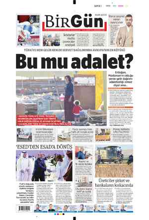  SAYFA 1 SIYAH — MAVI KIRMIZI HALKIN GAZETESİ Bana cesaret veren oyunculuk © DİZİ ve sinema film- lerinin vazgeçil- mMmez...