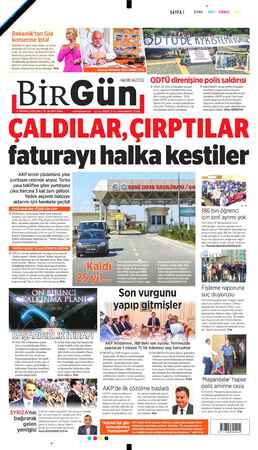  SIYAH MAVİ SAYFA! ve gerici basın Kültür ve Turizm Bakanlığı'nın İzmir'de düzenlediği kon- i serde yer alan Sıla'yı Yenikapı