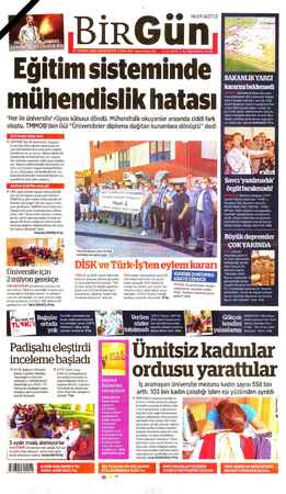  HALKIN GAZETESİ BAKANLIK YARGI erişirler Miladi AYDIN'ın Germencik ilçesinde yapıl- masi planlanan JES projesinin hukuki...