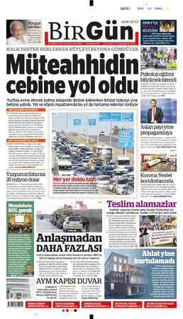  i Pa A İncesu, Ç Türk sinemasının R oKi gerçek emektar- N larından Agâh Özgüç'ü ve eser- | lerini yazdı. 2'de BİRGÜU SAYFA İ