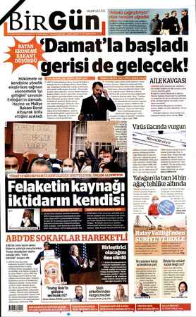  HALKIN GAZETESİ BirGün 'Damat'la başladı gerisi de gelecek! Hükümete ve AİLEKAVGASI kendisine yönelik eleştirilere rağmen eni