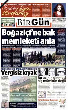 Birgün Gazetesi 1 Şubat 2021 kapağı