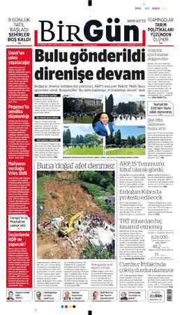  9 GÜNLÜK TATİL BAŞLADI ŞEHİRLER BOŞ KALDI 2'de BİRGÜU SIYAH HALKIN GAZETESİ DİRENİŞİN ZAFERİ Boğaziçi Üniversitesi'ne 2...