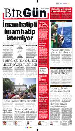  BİRGÜU İmamhatipli| imam hatip | istemiyor | İktidarın bütün teşviklerine rağmen imam hatipler tercih edilmiyor. İmam hatip