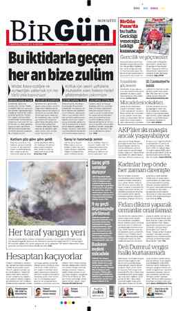  www.birgun.net 2.5TL( BİRGÜU 1 AĞUSTOS 2021 PAZAR YIL 18 SAYI 6315 HALKIN GAZETESİ KKTC 3 TL) ÜNİVERSİTE 1.5 TL Bu iktidarla