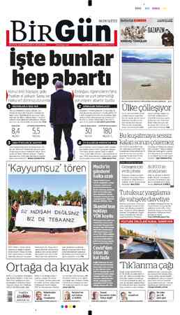  BİRGÜU 20 EYLÜL 2021 PAZARTESİ YIL 18 SAYI 6365 Konut krizi büyüyor, gıda fiyatları el yakıyor. Saray ise halka sırt dönmüş