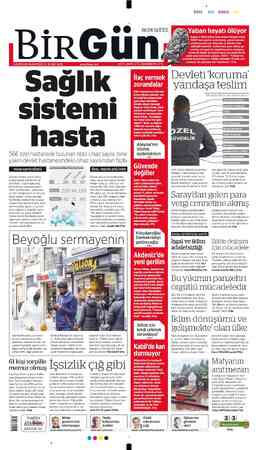  BİRGU Sağlık sistemi hasta 566 özel hastanede bulunan tıbbi cihaz sayısı, bine yakın devlet hastanesindeki cihaz sayısından