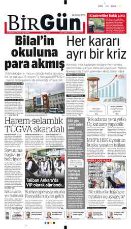  SIYAH BİRG Bilal'in okuluna para akmı Bilal Erdoğan'ın mezun olduğu Kartal Anadolu MAVI - KIRMIZI HALKIN GAZETESİ Her kararı