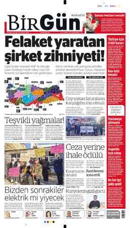  SIYAH — MAVI BİRGU Felaket yaratan şirket zihniyeti! Isparta'daki skandal AKP ile doruğa çıkan özelleştirmenin ülkeyi nasıl