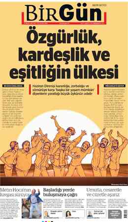  Dokuz yıl önce bir avuç gencin Gezi Parkı'n- daki ağaçlara sarılarak başlattığı itiraz saatler içinde tüm ülkeye ya- yıldı.