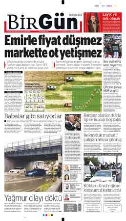  BİRG HALKIN GAZETESİ SIYAH Emirle fiyat düşmez markette ot yetişmez | Çiftçinin sattığı ürünlerin ilk el satış fiyatlarındaki