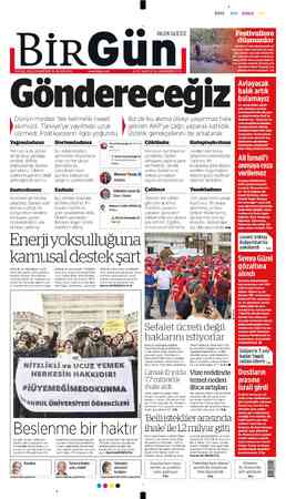  BİRGÜU Göndereceğiz Dünün modası '"tek kelimelik tweet' akımıydı. Türkiye'ye yayılması uzun 3 / sürmedi. Politikacıların...