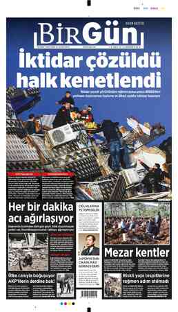  KIRMIZI 10 ŞUBAT 2023 CUMA YIL 19 SAYI 6873 www.birgun.net 6 TL (KKTC 7,5 TL) ÜNİVERSİTE 4,5 TL İktidar çözüldü halk...