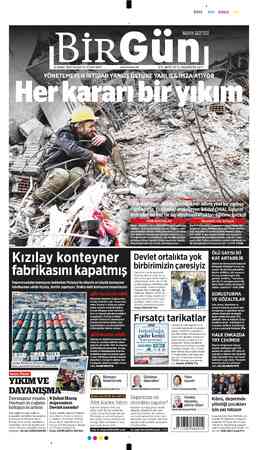  www.birgun.net Kızılay konteyner fabrikasını kapatmış epremzedeler konteyner beklerken Malatya'da ülkenin en büyük konteyner