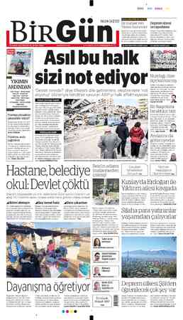  BİRG 19 ŞUBAT 2023 PAZAR YIL 19 SAYI 6882 ARDINDAN * Taner Yüzgeç * Gürkan Akgün » Güray Öz * Selçuk Şirin » Oğuz Oyan *...
