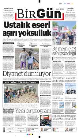  AKBELEN'E SU YOK Yıkıma karşı buluşma yarın Muğla'nın Milas ilçesinde bulunan Akbelen Ormanı'ndaki ağaç kıyı- mına karşı...