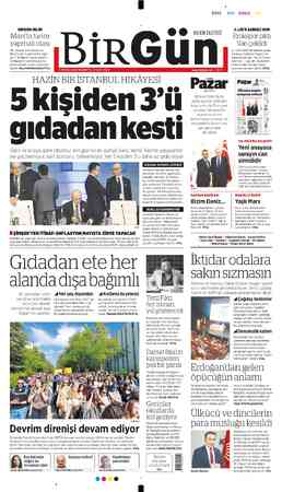  BİRGÜN BİLİM Mars'ta tarım yapmak olası “Bir hayvan nasıl oluyor da Mars'ta tarım yapmamızı sağlı- yor?” dediğinizi duyar...