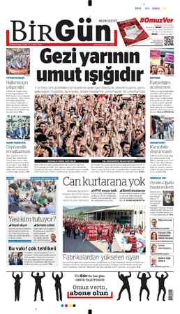  # BirGün TMMOB'DE SEÇİM Halkımız için çalışacağız TMMOB 48. Olağan Genel Kurulu bugün başlıyor. TM- MOB Yönetim Kurulu...