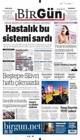  SIYAH — MAVI BirGün ÇEVİRİ HALKIN GAZETESİ HER NEFESTE Faşizmle bugün Resmen zehir savaşmak soluyoruz Auschwitz, bize faşizme