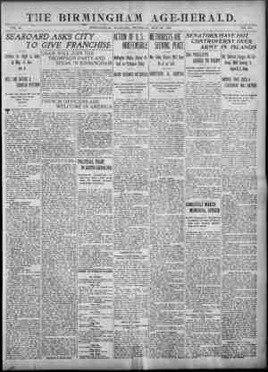 Birmingham Age Herald Newspaper 22 Mayıs 1902 kapağı