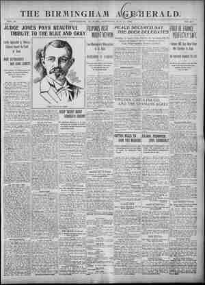 Birmingham Age Herald Newspaper 31 Mayıs 1902 kapağı