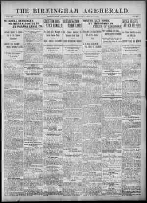 Birmingham Age Herald Newspaper 8 Haziran 1902 kapağı